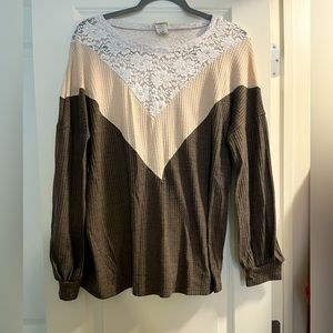 Color Block Blouse